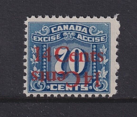Canada Revenue (Federal), van Dam FX119b, MNH, Normal & Inverted Surcharge