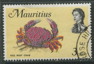 STAMP STATION PERTH Mauritius #340a Sea Life Issue FU 1972-1974