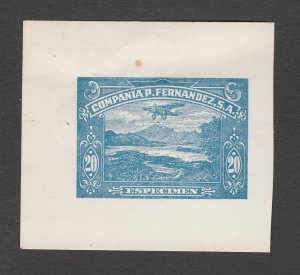 Antilles Postal P. Fernandez printer Stamp #1939 Airmail Essay Specimen - RARE