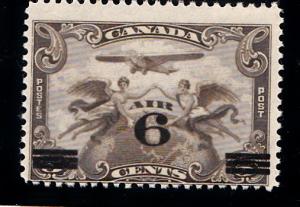 Canada C3 Mint OG 1932 6c on 5c Surcharge