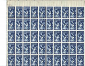 US 1090  full sheet of 50 MNH