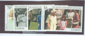 Samoa (Western Samoa) #978-981 Mint (NH) Single (Complete Set) (Queen)