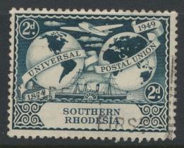 Southern Rhodesia  SG 68  SC# 71 Used  UPU 1949  see details 