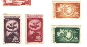 P.R.CHINA1952PEACE CONF.ASIA & PACIFIC REG.#167-170 MNH