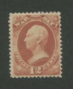 1879 United States War Department Official Stamp #O119 Mint Never Hinged F/VF OG 