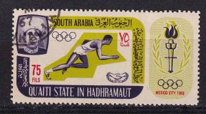 1967- QU'AITI STATE, Summer Olympic 1968, Mic 106A - Used