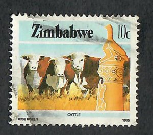 Zimbabwe #497 used single