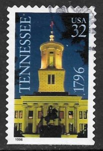 USA 1996 32c Tennessee Statehood Bicentennial Sc 3071 VFU