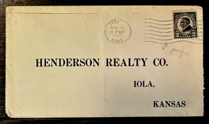 US #610 USED on Cover