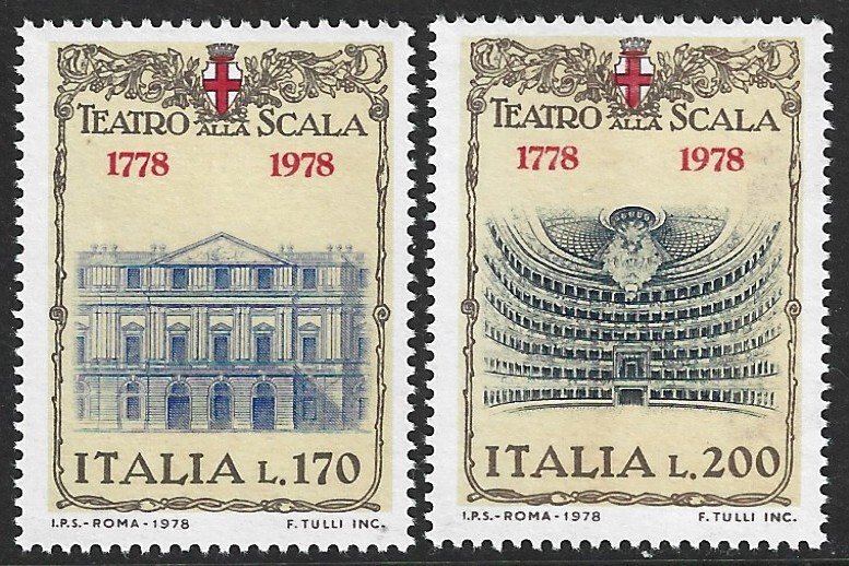 Italy #1312-1313     MNH