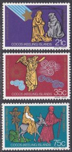 Cocos Islands Sc #104-106 MNH