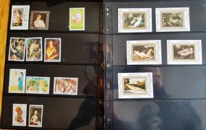 Topical Collection of Nudes on stamps.