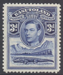 Basutoland Scott 22 - SG22, 1938 George VI 3d MH*