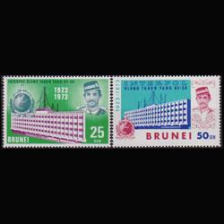 BRUNEI 1973 - Scott# 188-9 Interpol 50th. Set of 2 NH