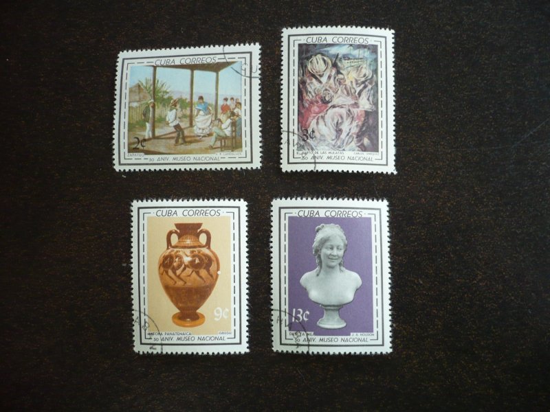 Stamps - Cuba - Scott# 817 -820 - Used Set of 4 Stamps