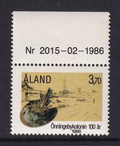 Aland islands #25  MNH  1986  Onnigeby artist colony