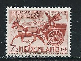 Netherlands B148 1943 Stamp Day single MNH