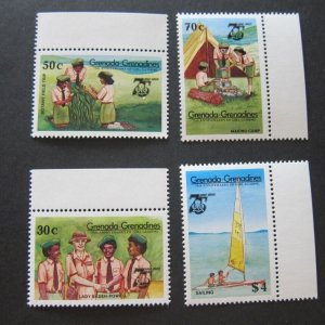 Grenada Grenadadines Sc 657-660 Margin Set MNH