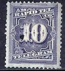 United States - SC #1T4 - USED PUNCHED - 1881 - Item USA3185