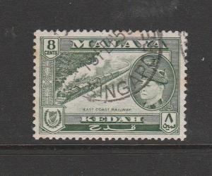 Malaya Kedah, 1957 Defs 8c FU SG 96