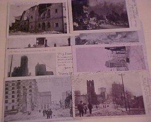 US SAN FRANCISCO EARTHLQUAKE 8 DIFF.MAY 1 TO 18,1906