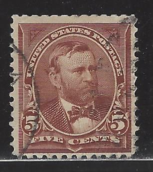 United States Scott # 255, used