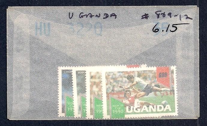 UGANDA Sc#809/812 Mint Never Hinged Complete Set