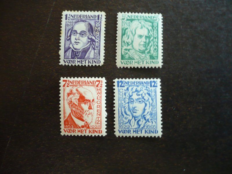 Stamps - Netherlands - Scott# B33-B36 - Mint Hinged Set of 4 Stamps
