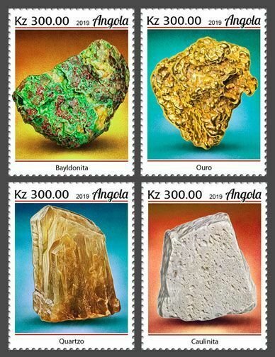 Z08 IMPERF ANG190201a Angola 2019 Minerals MNH ** Postfrisch