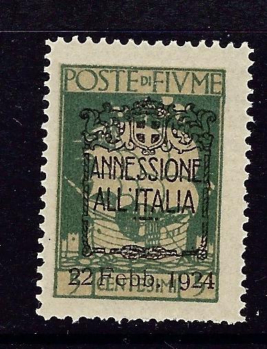 Fiume 196 MNH 1924 overprinted issue