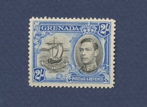 GRENADA  - Scott  140, SG 161  - MNH  perf 12 1/2 - 2 Sh Blue & Black -