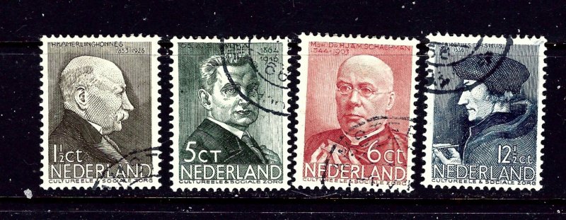 Netherlands B86-89 Used 1936 complete set