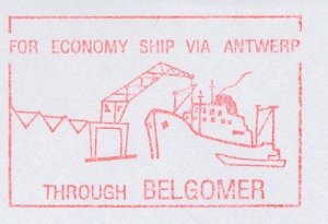 Meter cut Belgium 2000 Ship - Port of Antwerp