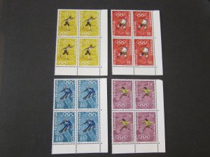 Liechtenstein 1971 Sc 492-5 Olympic BLK(4) set MNH