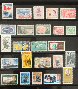 CANADA 1967-1969 Complete yearly sets MNH #453 469-504 (37 stamps) CV 24 CA$ +