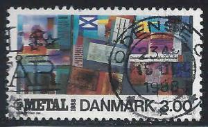 Denmark #858 ~ 1988 ~ Metal ~ Used, HMR ~ cv .45