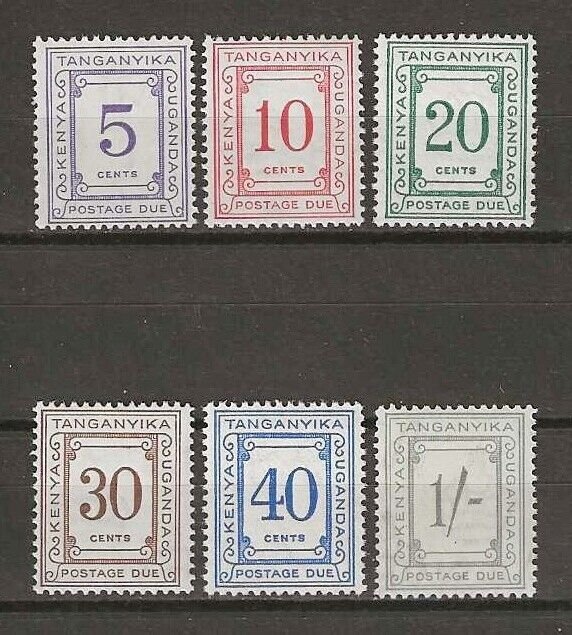 KENYA, UGANDA & TANGANYIKA 1935/60 SG D7/12