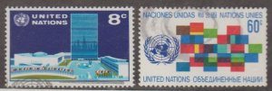 United Nations Scott #222-223 Stamps - Used Set