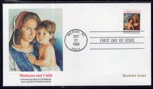 US 2790 Christmas Madonna Booklet Single Fleetwood U/A FDC