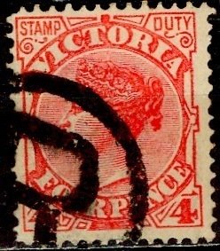 Australian States - Victoria 1886; Sc. # 163; Used Single Stamp