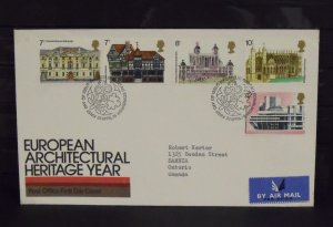 15460   GREAT BRITAIN   FDC # 740-744     European Architectural Heritage Year