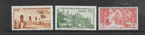 NIGER #CB1-3 VICHY ISSUE MNH