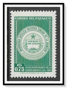 Paraguay #600 University Seal MNH