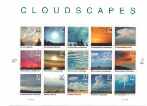 US 3878 - 37¢ Cloudscapes Unused