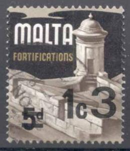 Malta ~ #447 ~ Fortifications ~ Used