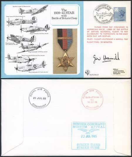 DM10a The 1939 to 1945 Star with Battle of Britain Clasp Signed by Hamill (AC)