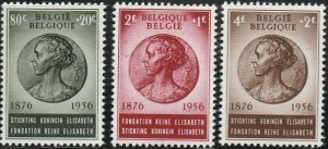 Belgium, #B589-B591 MH  From 1956