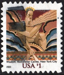 SC#3766 $1.00 Wisdom Single (2003) Used