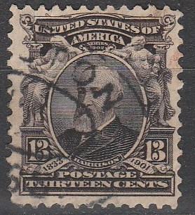 US #308 F-VF Used CV $11.00 (A3465)