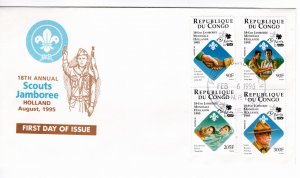 Congo 1996 Sc 1084-7  FDC